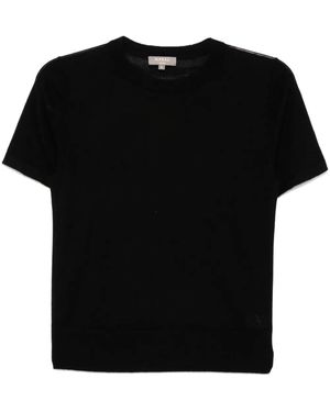 N.Peal Cashmere T-Shirt Isla - Noir