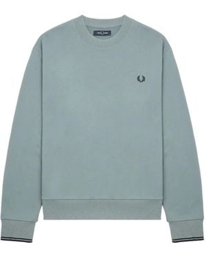 Fred Perry ロゴ スウェットシャツ - ブルー