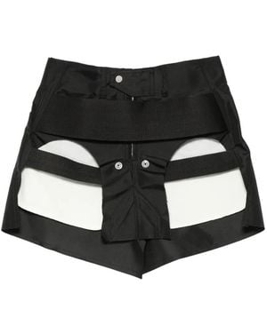 Rick Owens Temple Mini Skirt - Black