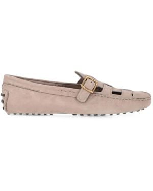 Tod's Buckle-Fastening Gommino Loafers - Natural