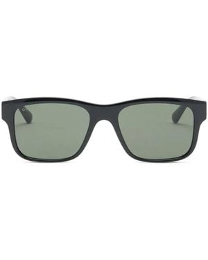 Gucci Rectangle Frame Sunglasses - Grey