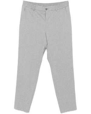 BOSS Elasticated-Waistband Pants - Gray