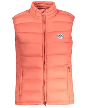 North Sails Naomi Quilted Padded Gilet - Pink