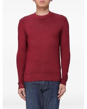 XC Pullover Mit Ellenbogen-Patch - Rot