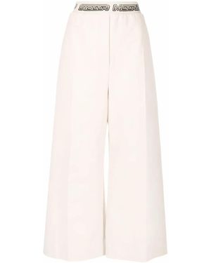 Stella McCartney Pantalones Capri Con Logo En La Cinturilla - Multicolor
