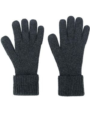N.Peal Cashmere Guanti A Coste - Grey