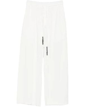 69 by Isaac Sellam Pantalones Anchos Con Cordones - Blanco