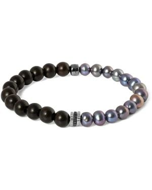 Tateossian Gear Trio Bracelet - White
