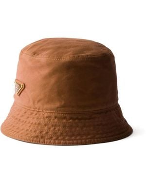 Prada Klassischer Fischerhut - Braun