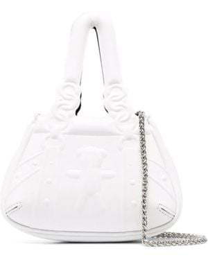 forBitches Baby Bear Tote Bag - White