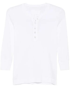 Private 0204 Buttoned T-Shirt - White