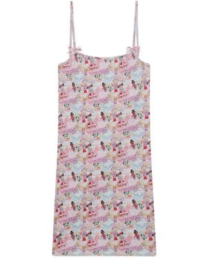 Gcds Polly Pocket Printed Mini Dress - Pink