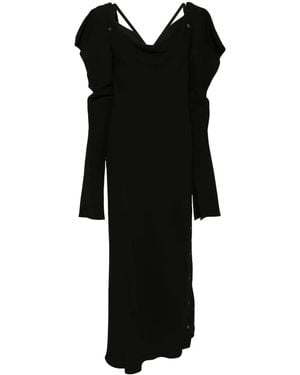 Setchu Vestido con botones - Negro