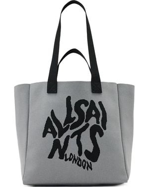 AllSaints Tote Bag mit Logo - Schwarz