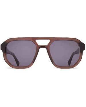 Mykita Occhiali Da Sole Amare Geometrici - Viola