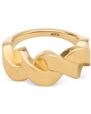 Ami Paris Tresse Ring Aus Messing - Mettallic