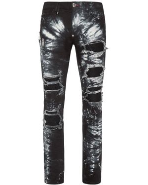 Philipp Plein Rock Star Skinny-Jeans - Grau