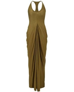 Oude Waag Racerback Draped Maxi Dress - Green