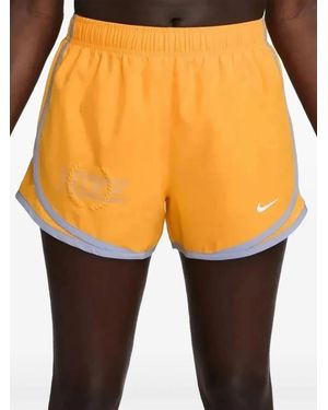 Nike Logo-Detail Shorts - Orange