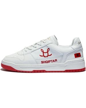 Leandro Lopes Tony Embroidered-Logo Sneakers - White
