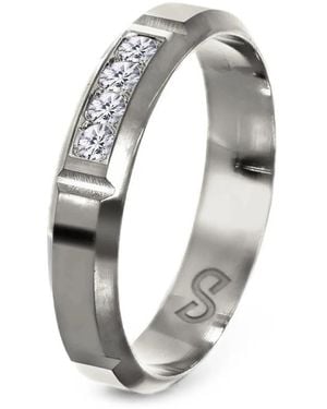 Desmo Miami Sun Ring Mit Zirkonia - Mettallic