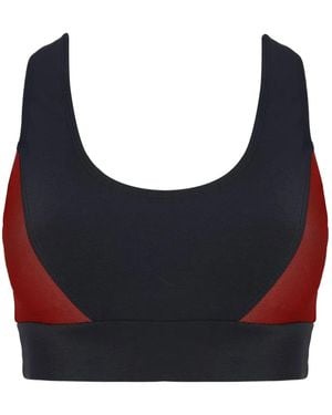 Lygia & Nanny Sport-BH in Colour-Block-Optik - Blau
