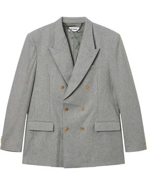 Hed Mayner Double-Breasted Jacket - Gray