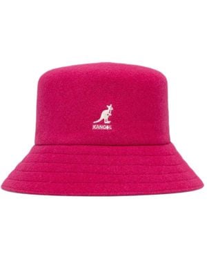 Kangol Lahinch Embroidered-Logo Bucket Hat - Pink