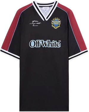 Off-White c/o Virgil Abloh Vネック ミニドレス - ブラック