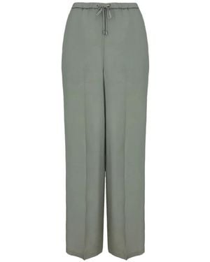 Lorena Antoniazzi Drawstring Trousers - Green
