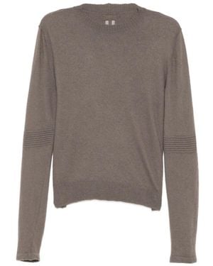 Rick Owens Cropped Bikertrui - Bruin