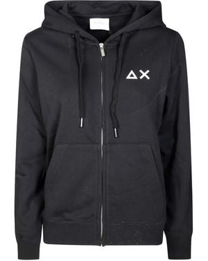 Sun 68 Sudadera con capucha y cremallera - Negro