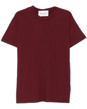 Amaranto Crew-Neck T-Shirt - Red