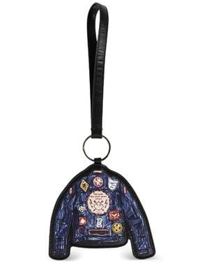 DSquared² Schlüsselanhänger Mit Jacke-Patch - Blau