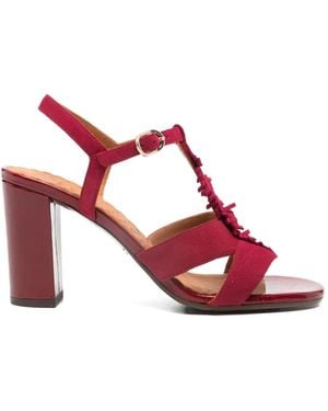 Chie Mihara Balia Suede Sandals - Pink