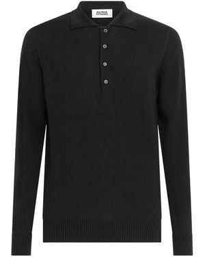Alpha Industries Alpha Studio Buttoned Polo Shirt - Black