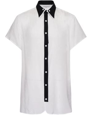 Yohji Yamamoto Double-Collar Shirt - White