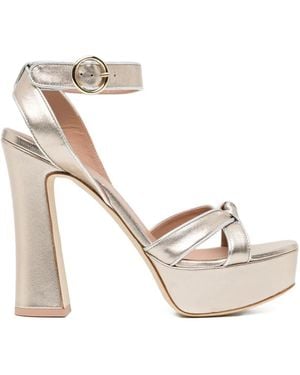 Malone Souliers 125Mm Rudi Sandals - Metallic