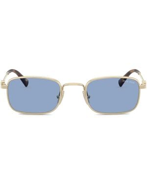 Miu Miu Rectangle-Frame Sunglasses - Blue