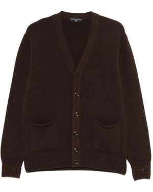 Daniele Fiesoli Cárdigan con cuello en V - Marrón