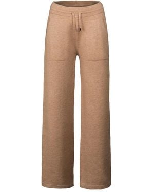 Moorer Sheril-Ca9 Drawstring Pants - Natural