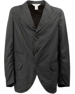 Comme des Garçons Ruched-Detail Blazer - Black
