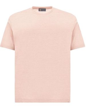 Paul & Shark Micro-stripe T-shirt - Blanco