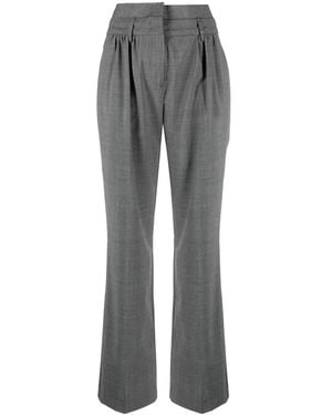 THE GARMENT High-Waisted Tailored Pants - Gray