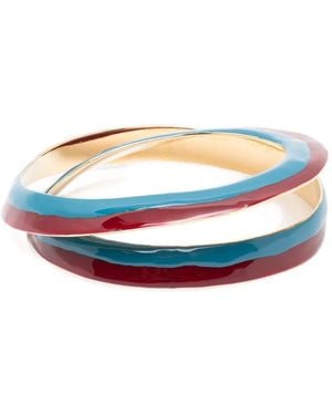 Marni Enamel Spiral Bracelet - Blue