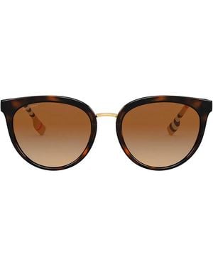 Burberry Willow Pantos-Frame Sunglasses - Brown