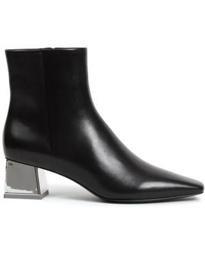 Jonathan Simkhai Ryder Leather Ankle Boots - Black