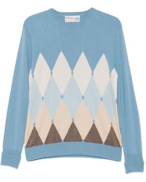 Ballantyne Crew-Neck Sweater - Blue