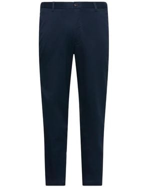 Calvin Klein Straight-Leg Chino Trousers - Blue