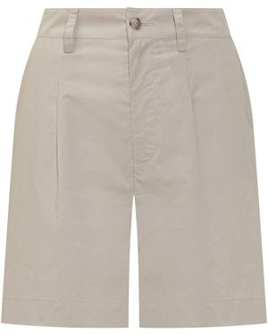 Woolrich Shorts aus Popeline - Grau